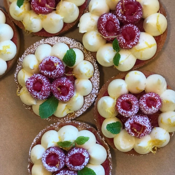 Parisian raspberries tart