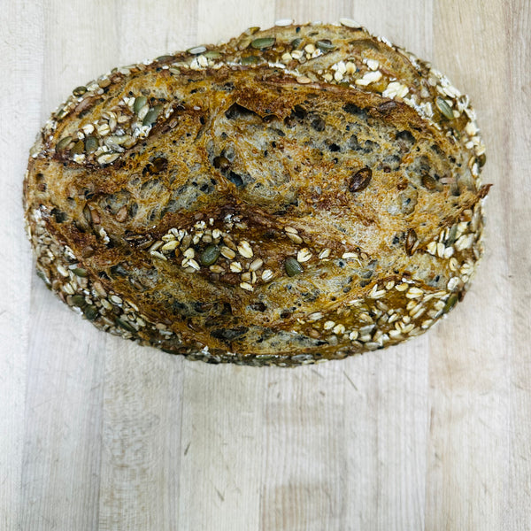 Seeded country loaves